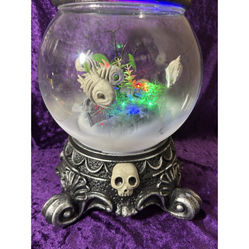 Hyde & Eek Animated Haunted Fishbowl Halloween Fish Skeleton Target Life Size
